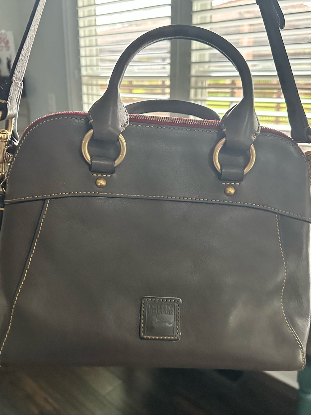 Dooney & Bourke Dark Brown Satchel